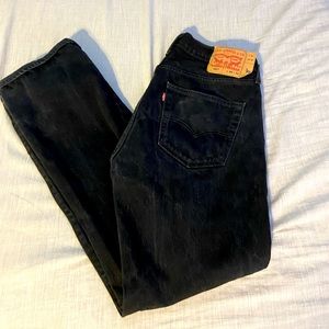 Levi Strauss Black 501 Jeans W 34 L 32